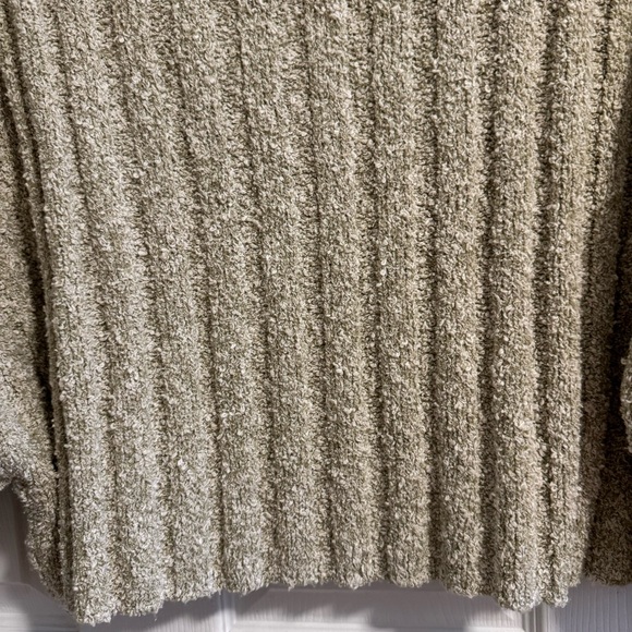 FREE PEOPLE Good Day Pullover Sweater Short Sleeve Beige XS - Picture 10 of 11